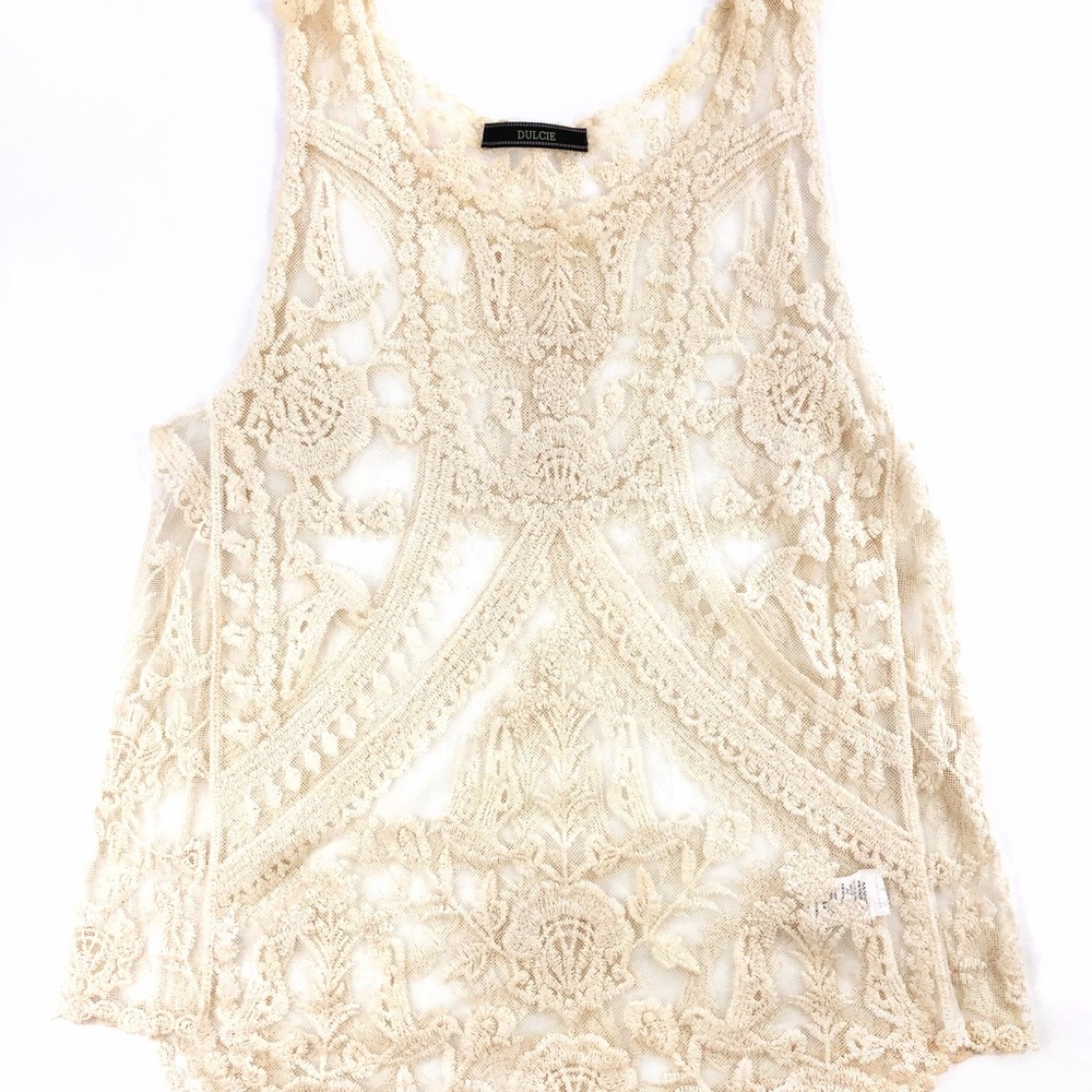 Lacy tank top